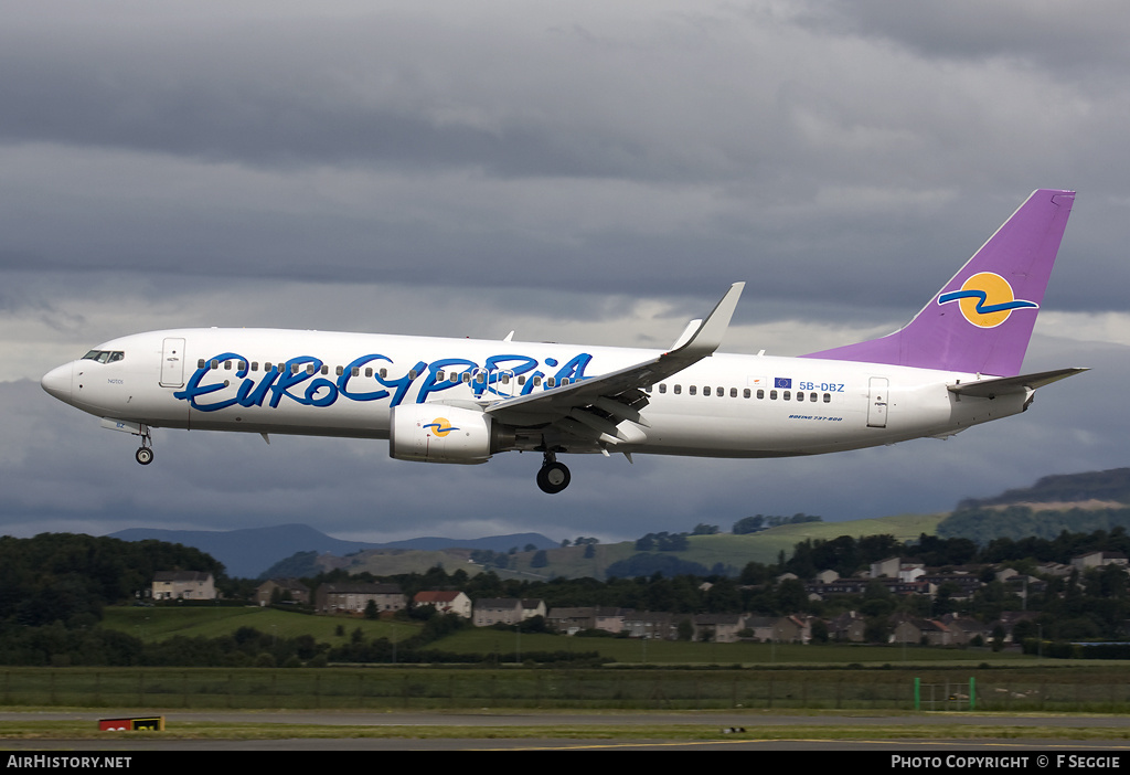 Aircraft Photo of 5B-DBZ | Boeing 737-8BK | Eurocypria Airlines | AirHistory.net #53780