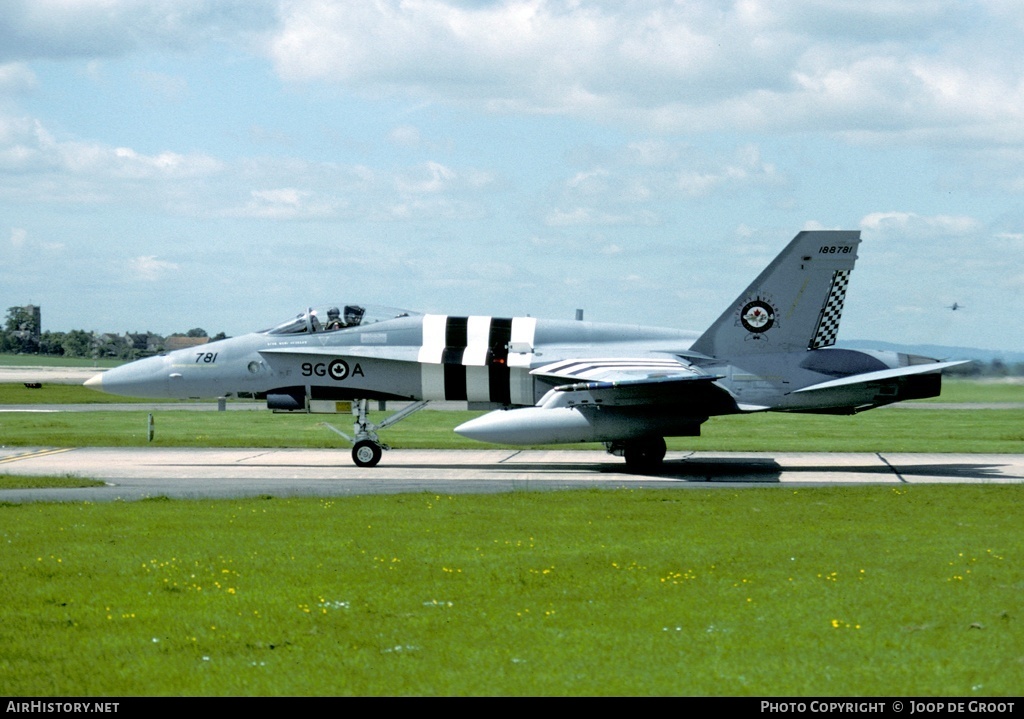 Aircraft Photo of 188781 | McDonnell Douglas CF-188 Hornet | Canada - Air Force | AirHistory.net #53791