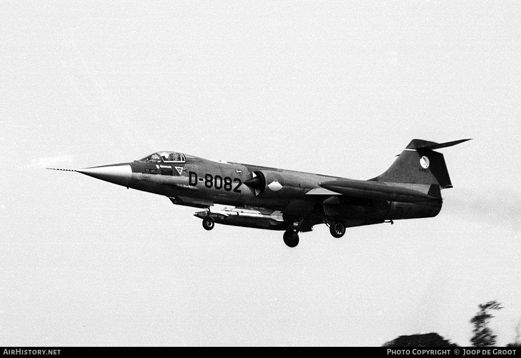 Aircraft Photo of D-8082 | Lockheed F-104G Starfighter | Netherlands - Air Force | AirHistory.net #53807
