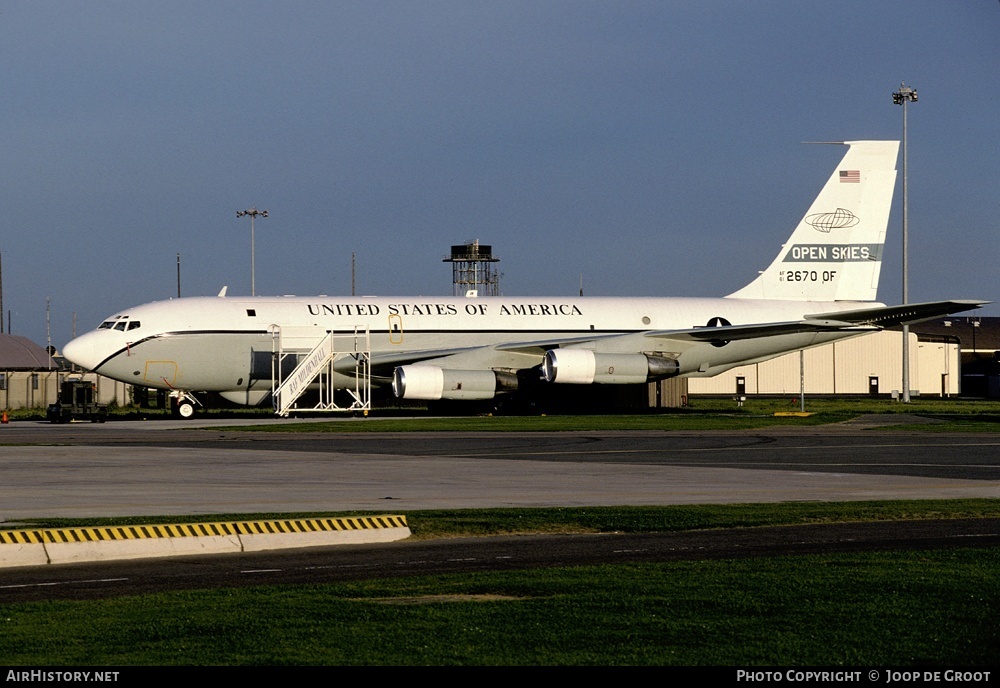 Aircraft Photo of 61-2670 / AF61-2670 | Boeing OC-135B | USA - Air Force | AirHistory.net #53812