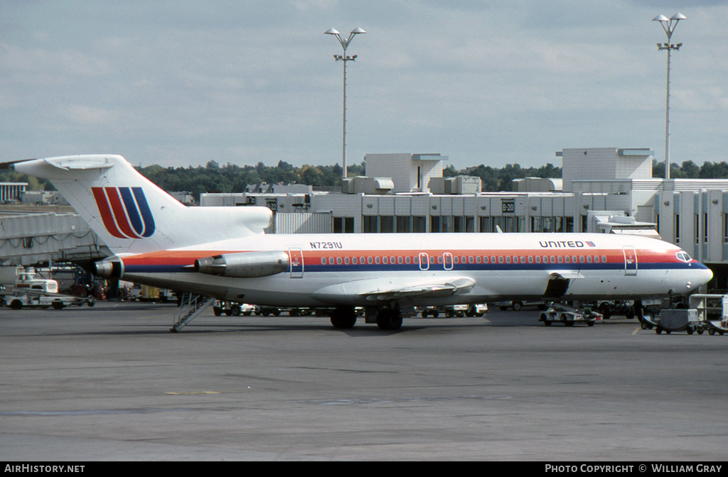 Aircraft Photo of N7291U | Boeing 727-222/Adv | United Airlines | AirHistory.net #53831