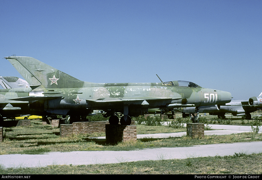 Aircraft Photo of 501 | Mikoyan-Gurevich MiG-21F-13 | Bulgaria - Air Force | AirHistory.net #53846