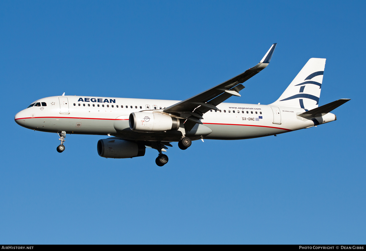Aircraft Photo of SX-DNC | Airbus A320-232 | Aegean Airlines | AirHistory.net #53876
