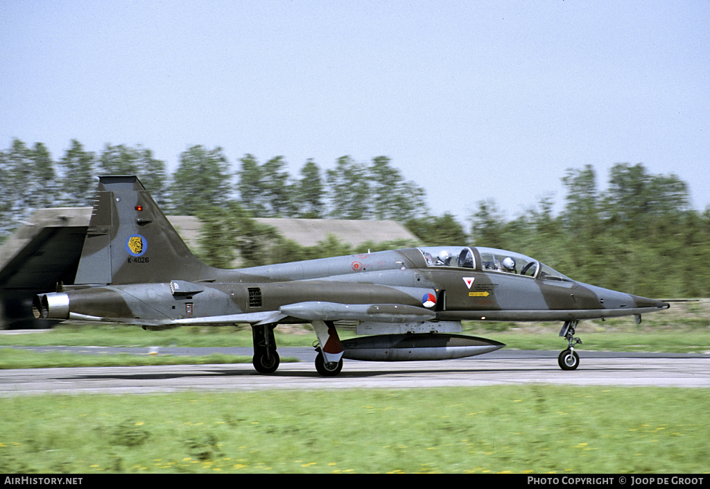Aircraft Photo of K-4026 | Canadair NF-5B | Netherlands - Air Force | AirHistory.net #53886