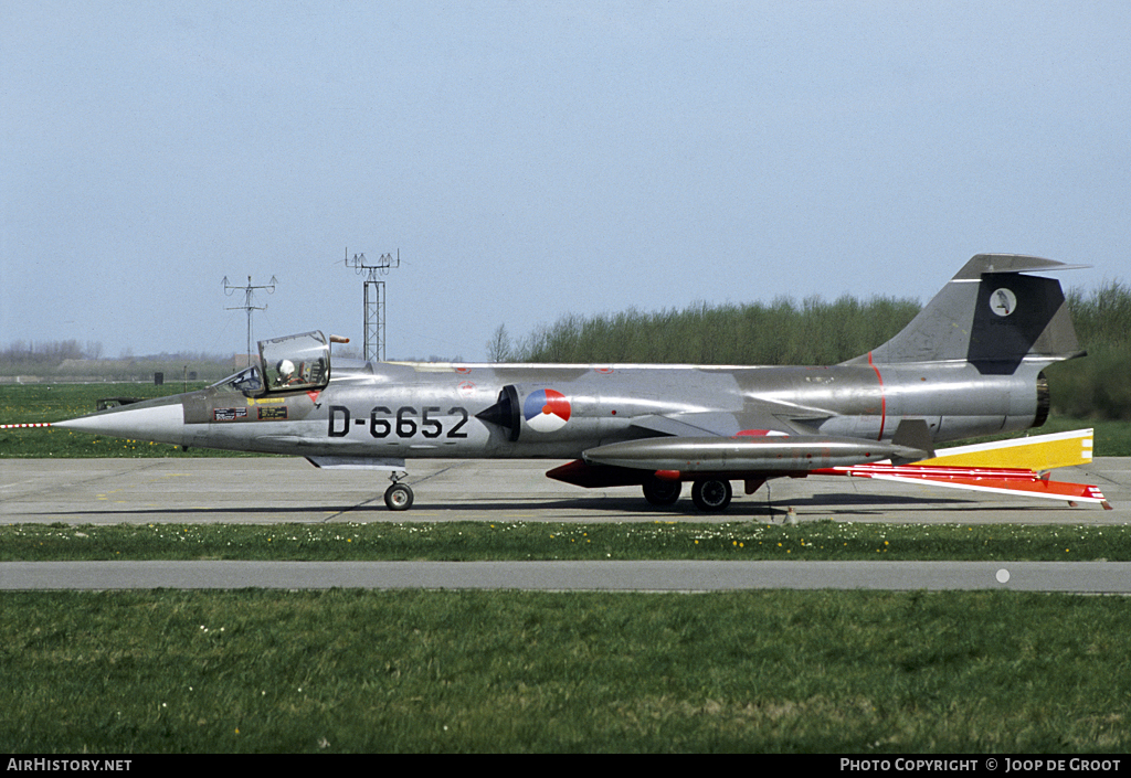 Aircraft Photo of D-6652 | Lockheed F-104G Starfighter | Netherlands - Air Force | AirHistory.net #53897