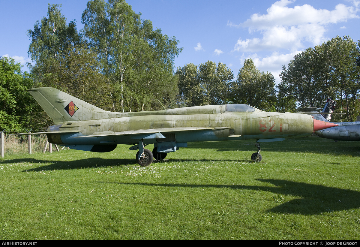 Aircraft Photo of 821 | Mikoyan-Gurevich MiG-21PF | East Germany - Air Force | AirHistory.net