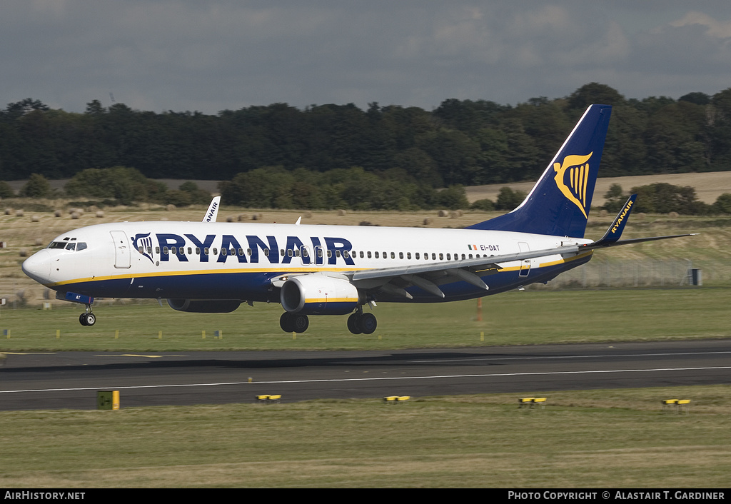 Aircraft Photo of EI-DAT | Boeing 737-8AS | Ryanair | AirHistory.net #53956