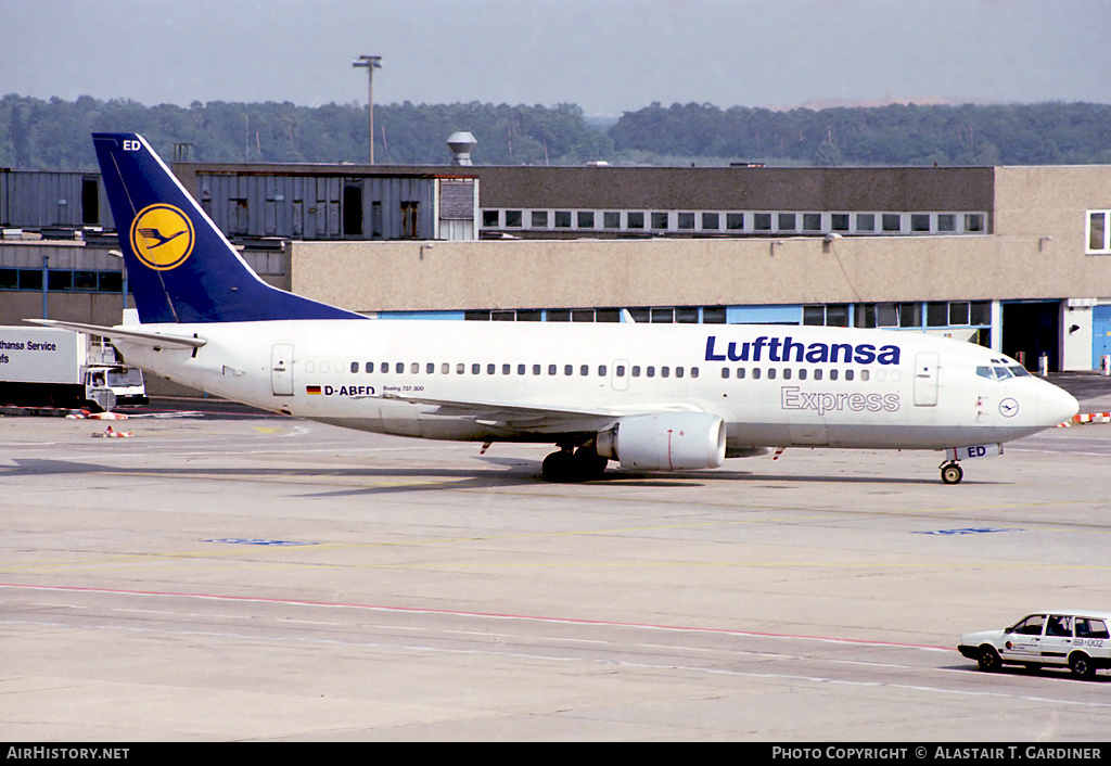 Aircraft Photo of D-ABED | Boeing 737-330 | Lufthansa Express | AirHistory.net #53965