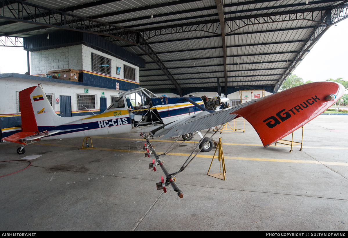 Aircraft Photo of HC-CAS | Cessna A188B AgTruck | Fumipalma | AirHistory.net #53966
