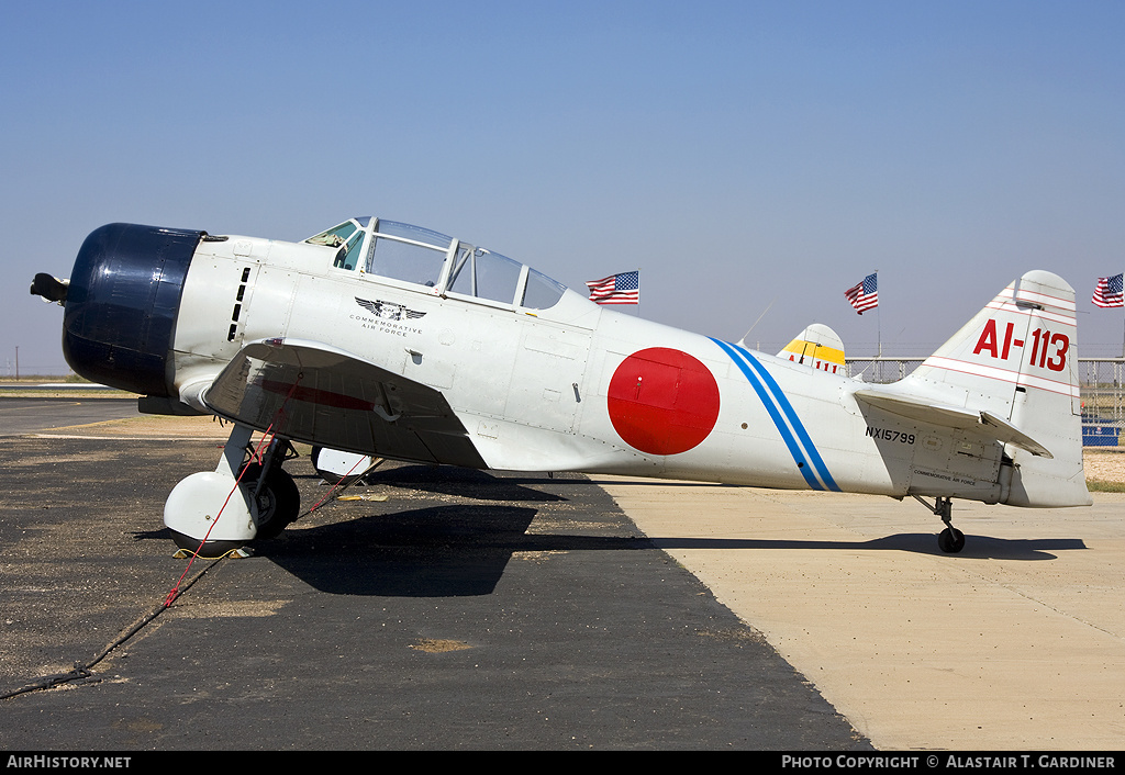 Aircraft Photo of N15799 / NX15799 | North American T-6 / A6M Zero (mod) | Commemorative Air Force | Japan - Air Force | AirHistory.net #53969