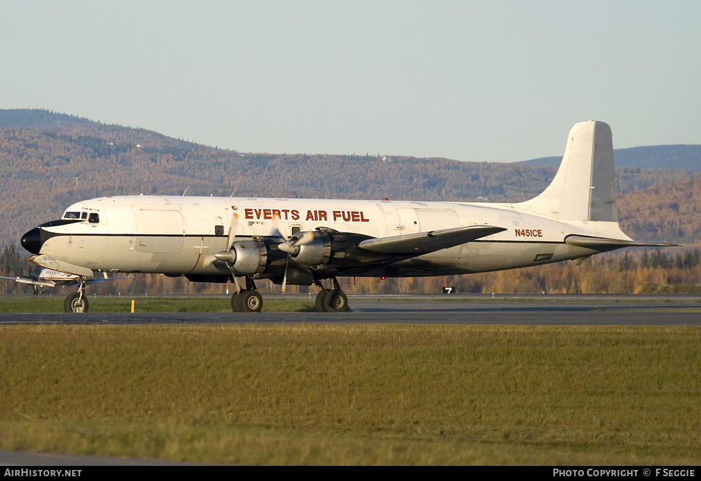 Aircraft Photo of N451CE | Douglas C-118B Liftmaster | Everts Air Fuel | AirHistory.net #53999