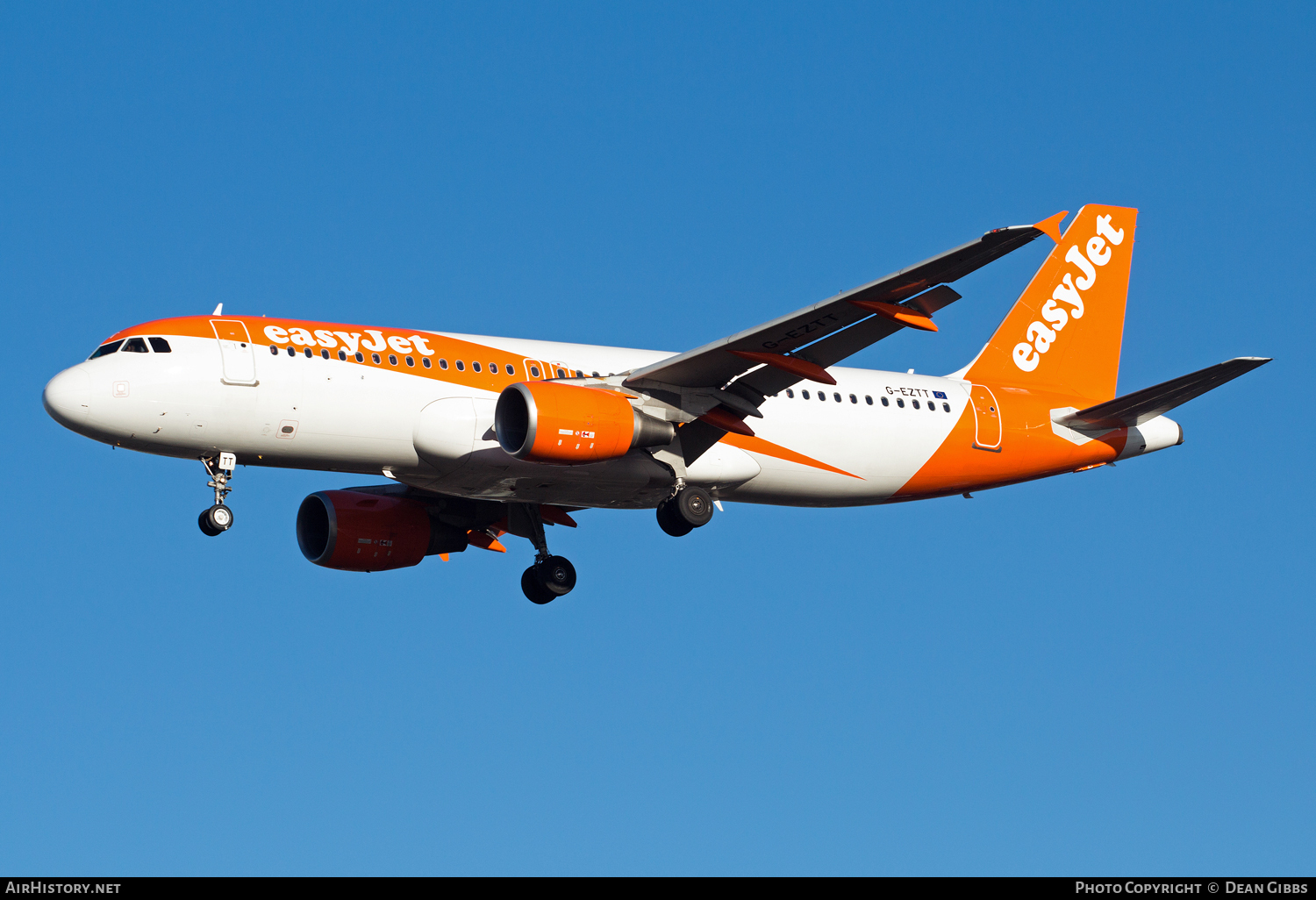 Aircraft Photo of G-EZTT | Airbus A320-214 | EasyJet | AirHistory.net #54012