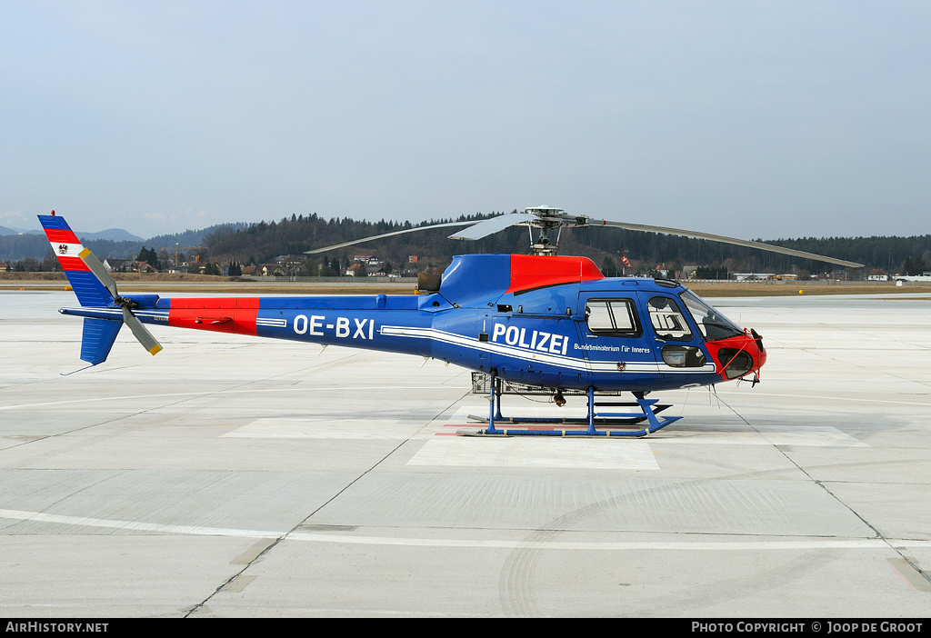 Aircraft Photo of OE-BXI | Aerospatiale AS-350B-1 Ecureuil | Polizei | AirHistory.net #54015
