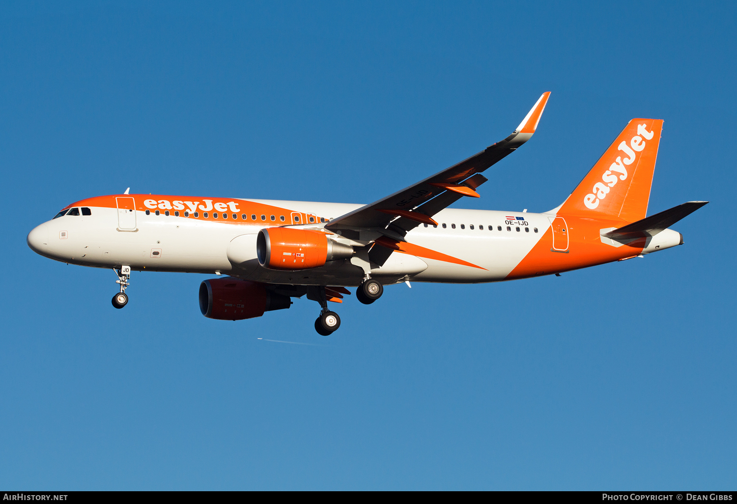 Aircraft Photo of OE-IJD | Airbus A320-214 | EasyJet | AirHistory.net #54027