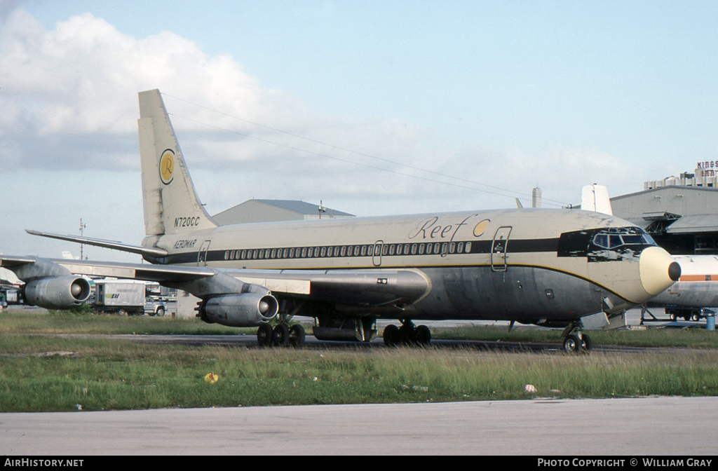 Aircraft Photo of N720CC | Boeing 720-022 | Reef Travel Club | AirHistory.net #54031