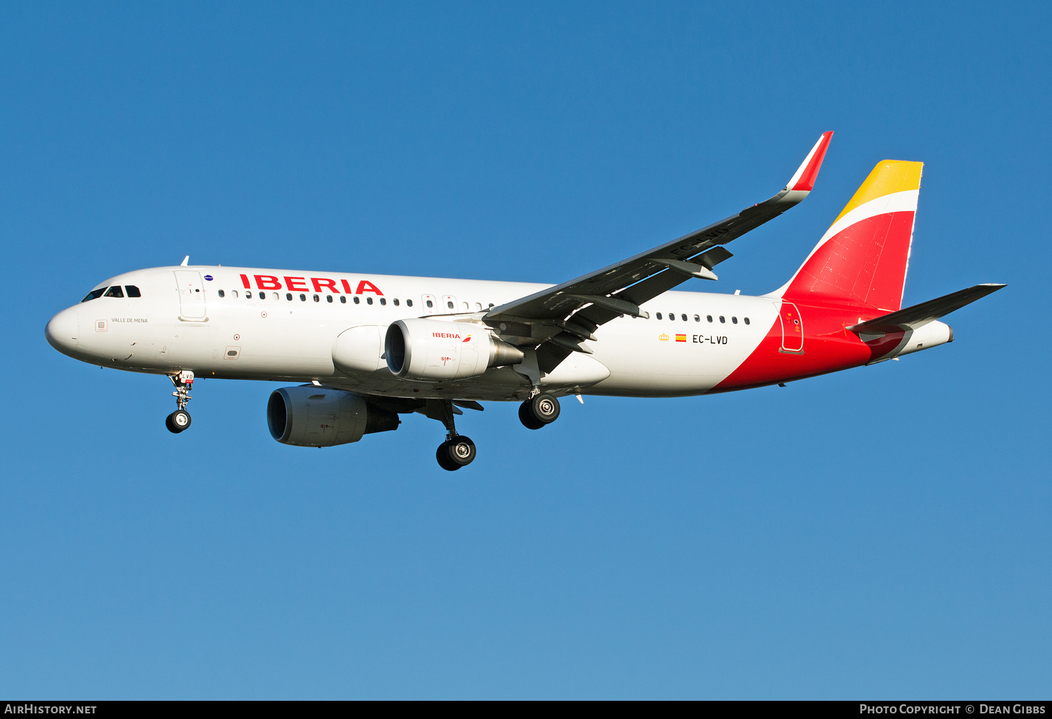 Aircraft Photo of EC-LVD | Airbus A320-216 | Iberia | AirHistory.net #54033