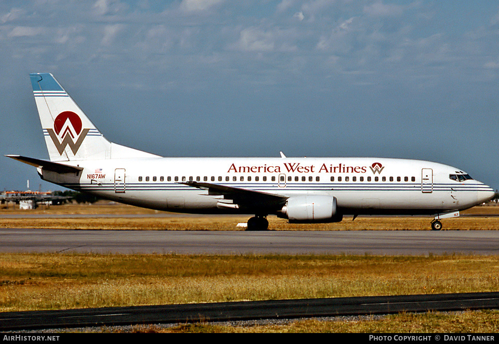 Aircraft Photo of N167AW | Boeing 737-33A | America West Airlines | AirHistory.net #54042