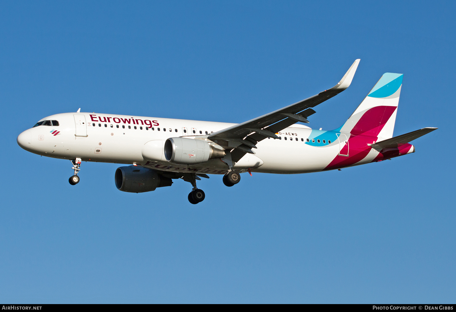 Aircraft Photo of D-AEWQ | Airbus A320-214 | Eurowings | AirHistory.net #54045