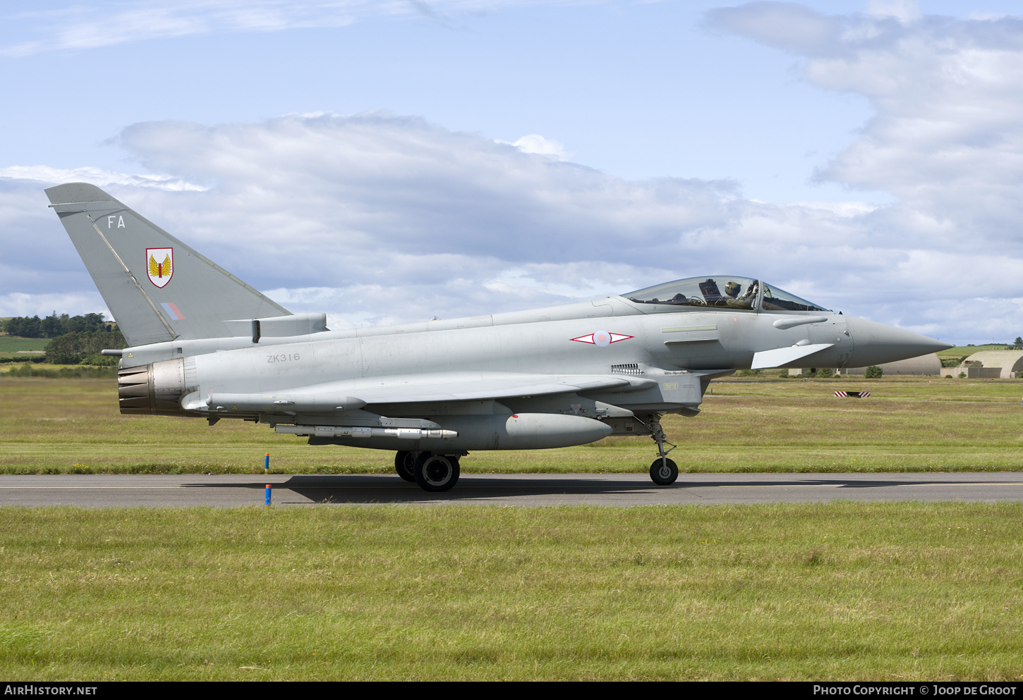Aircraft Photo of ZK316 | Eurofighter EF-2000 Typhoon FGR4 | UK - Air Force | AirHistory.net #54055