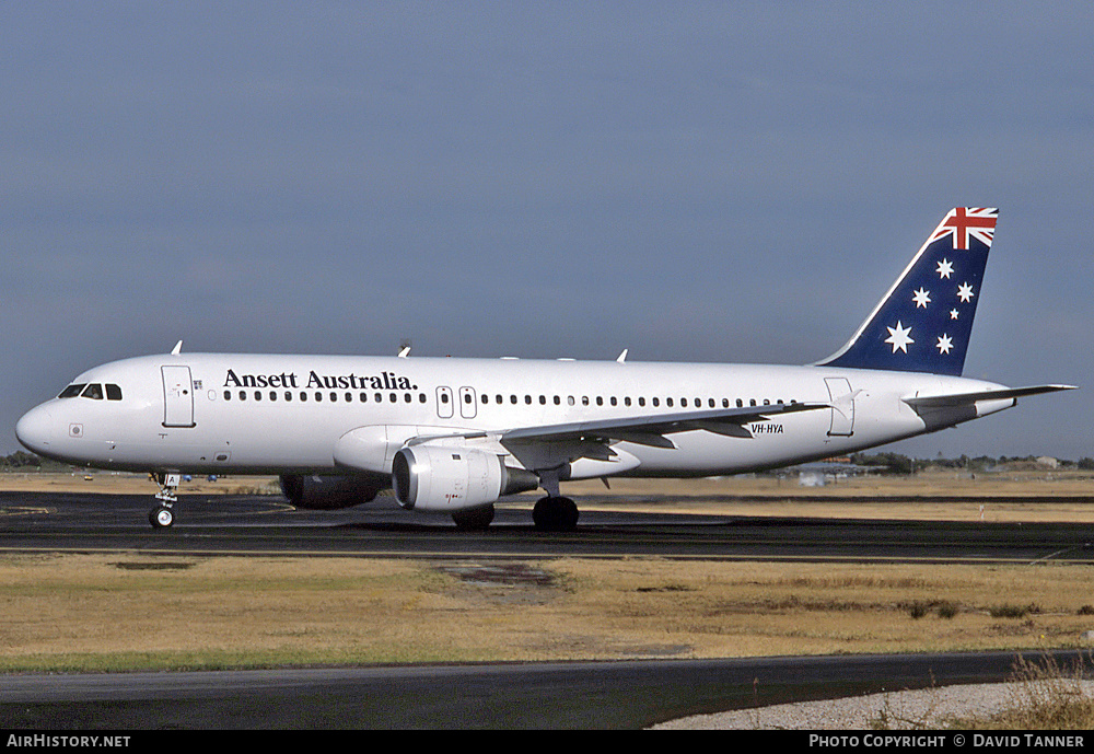 Aircraft Photo of VH-HYA | Airbus A320-211 | Ansett Australia | AirHistory.net #54062