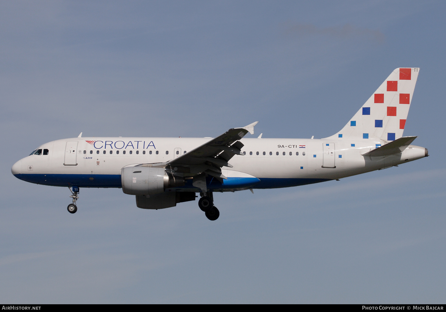 Aircraft Photo of 9A-CTI | Airbus A319-112 | Croatia Airlines | AirHistory.net #54067