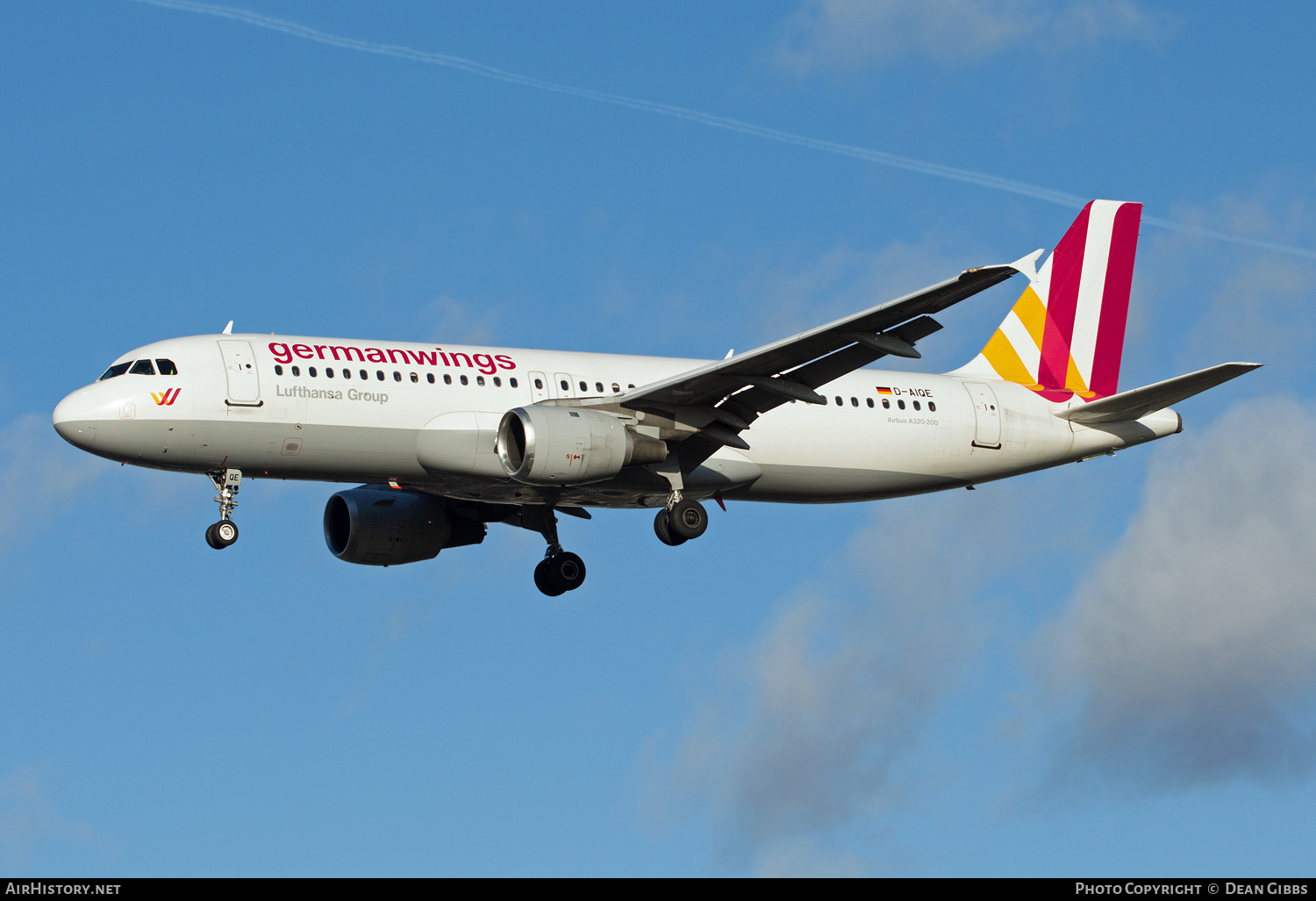 Aircraft Photo of D-AIQE | Airbus A320-211 | Germanwings | AirHistory.net #54082