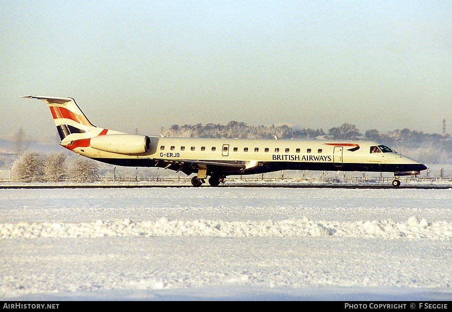 Aircraft Photo of G-ERJD | Embraer ERJ-145EP (EMB-145EP) | British Airways | AirHistory.net #54114