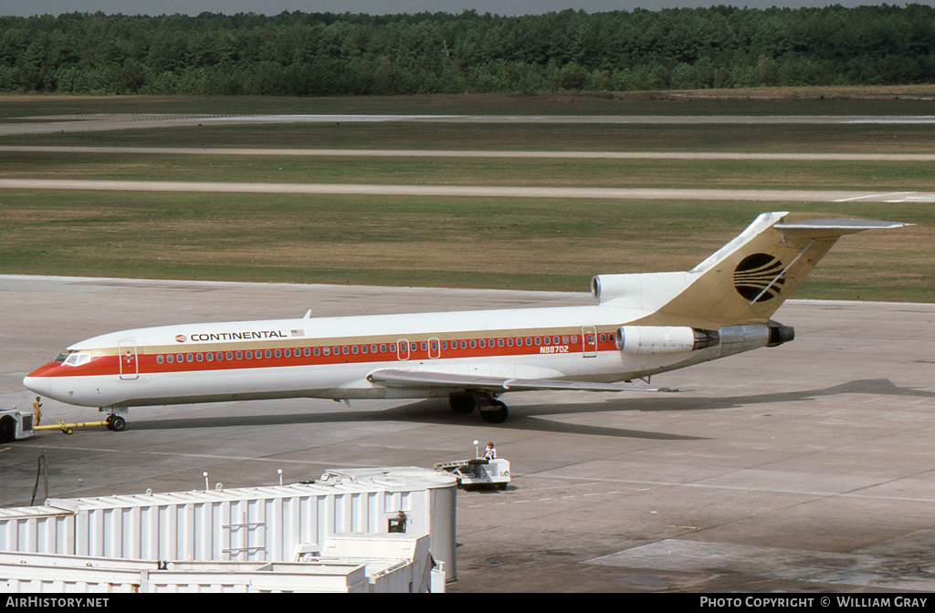 Aircraft Photo of N88702 | Boeing 727-224 | Continental Airlines | AirHistory.net #54118