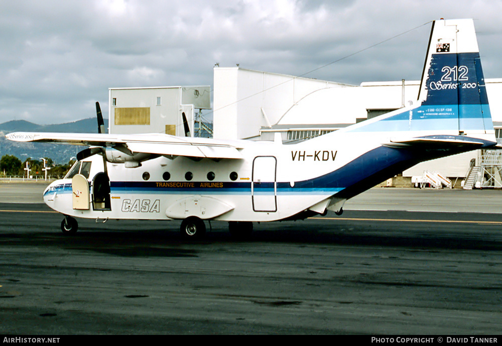 Aircraft Photo of VH-KDV | CASA C-212-200 Aviocar | Transecutive Airlines | AirHistory.net #54120