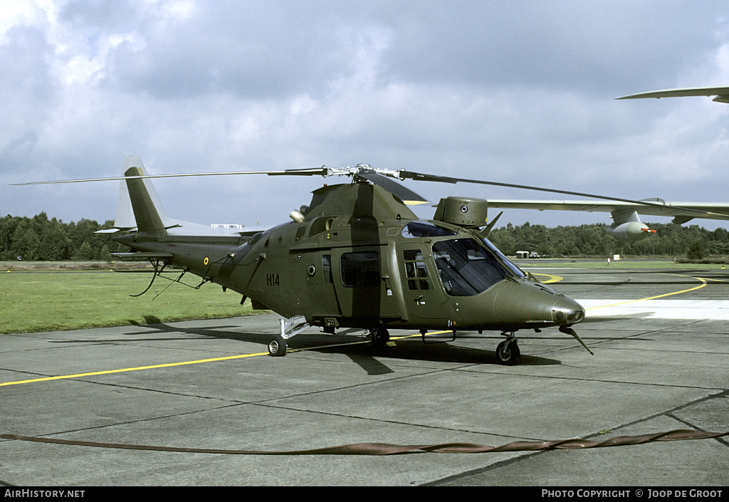 Aircraft Photo of H14 | Agusta A-109BA | Belgium - Army | AirHistory.net #54124