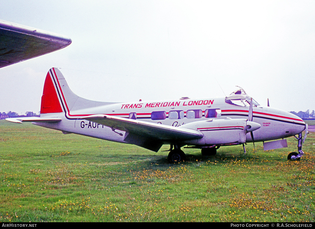 Aircraft Photo of G-AOFI | De Havilland D.H. 104 Dove 6 | Trans Meridian London | AirHistory.net #54171