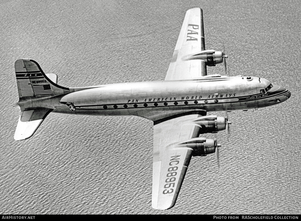 Aircraft Photo of NC88953 | Douglas C54G-DC | Pan American World Airways - PAA | AirHistory.net #54176