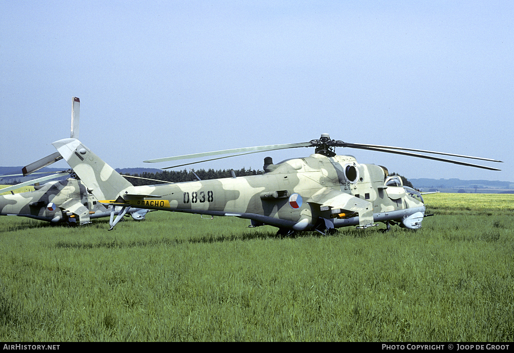 Aircraft Photo of 0838 | Mil Mi-24V | Czechia - Air Force | AirHistory.net #54183