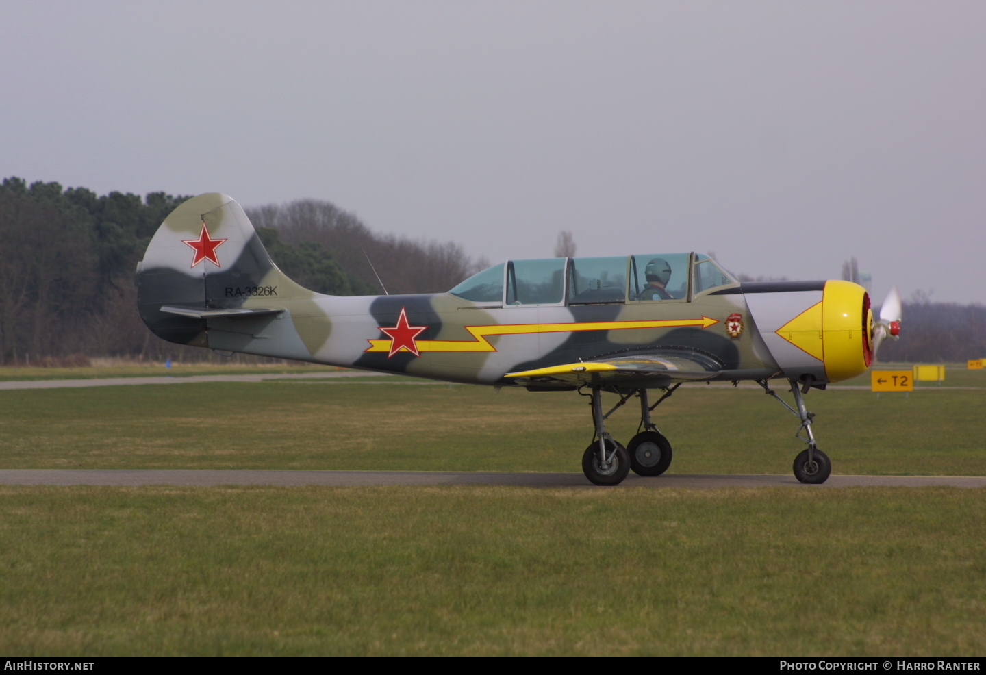 Aircraft Photo of RA-3326K | Yakovlev Yak-52 | Russia - Air Force | AirHistory.net #54187