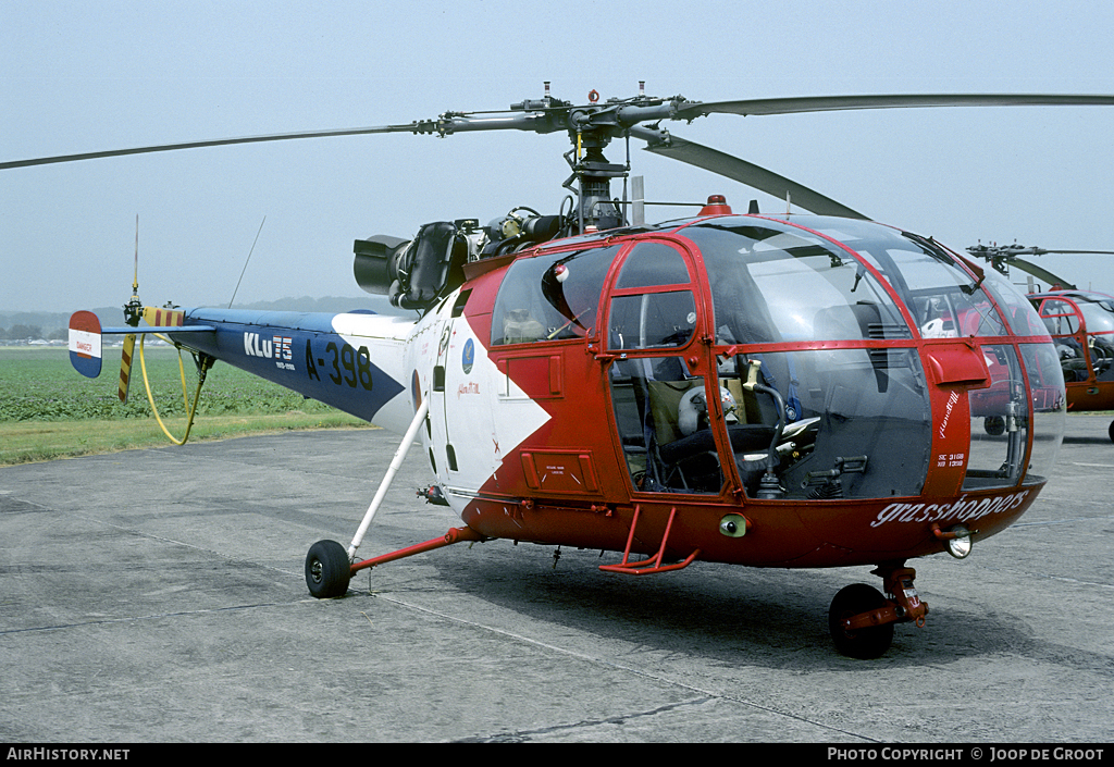 Aircraft Photo of A-398 | Sud SE-3160 Alouette III | Netherlands - Air Force | AirHistory.net #54198
