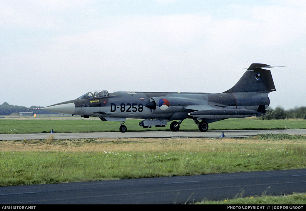 Aircraft Photo of D-8258 | Lockheed F-104G Starfighter | Netherlands - Air Force | AirHistory.net #54199