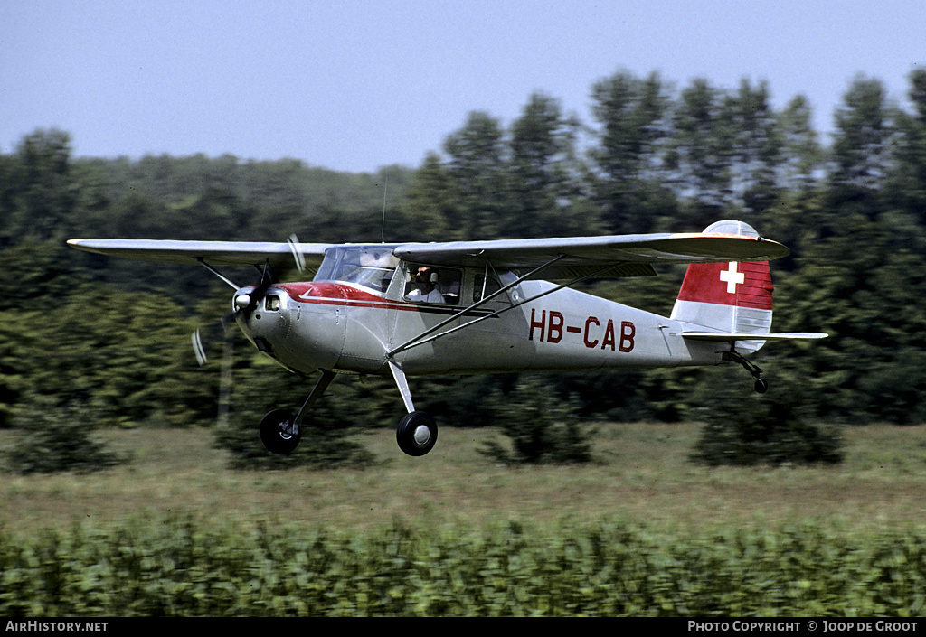 Aircraft Photo of HB-CAB | Cessna 140 | AirHistory.net #54206