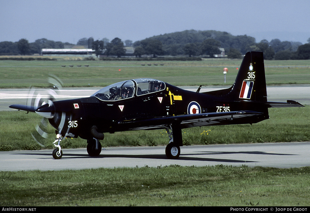 Aircraft Photo of ZF315 | Short S-312 Tucano T1 | UK - Air Force | AirHistory.net #54215
