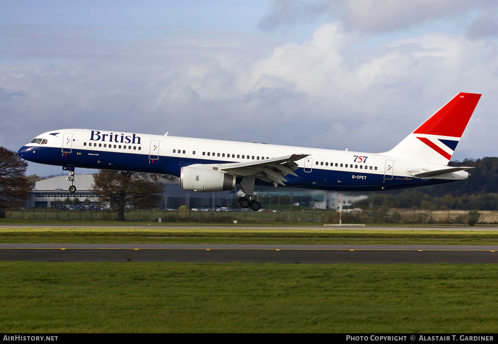 Aircraft Photo of G-CPET | Boeing 757-236 | British Airways | AirHistory.net #54218