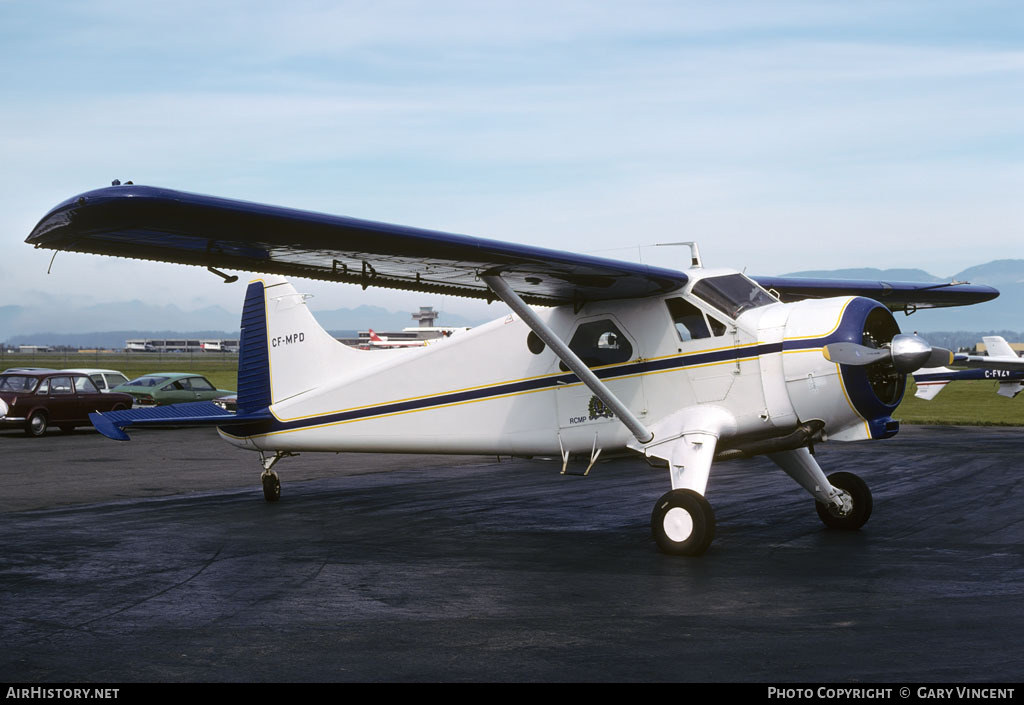 Aircraft Photo of CF-MPD | De Havilland Canada DHC-2 Beaver Mk1 | Royal Canadian Mounted Police | AirHistory.net #54224