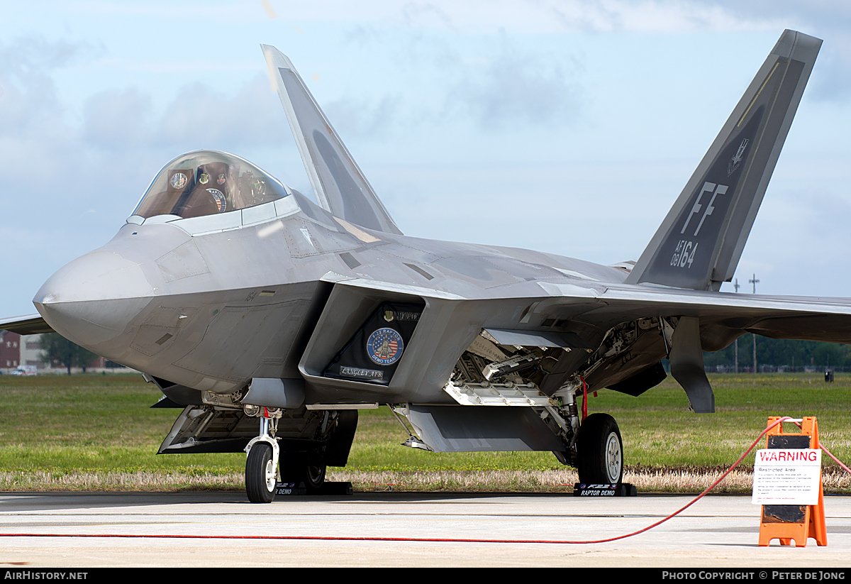 Aircraft Photo of 08-4164 / AF08-164 | Lockheed Martin F-22A Raptor | USA - Air Force | AirHistory.net #54243