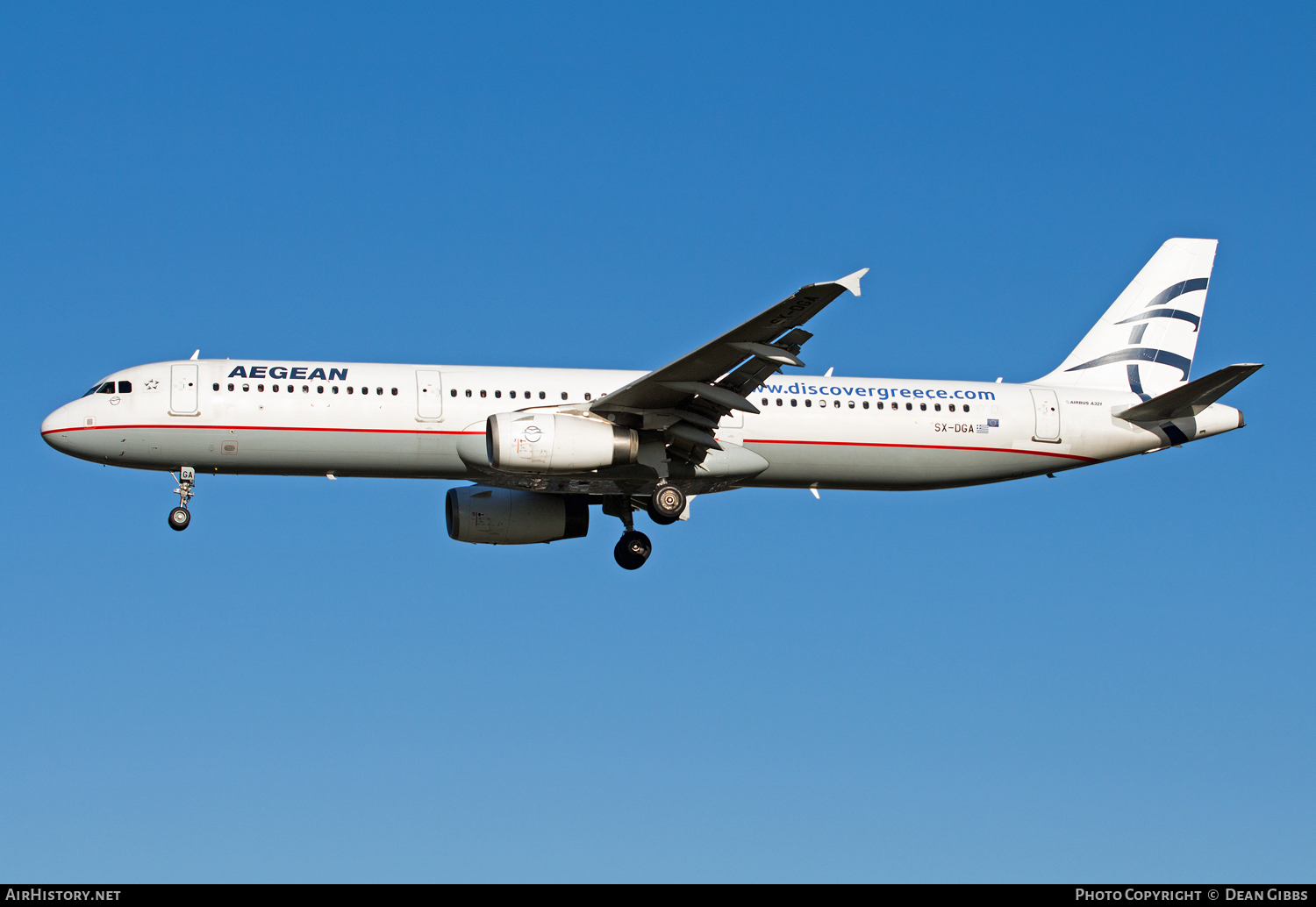 Aircraft Photo of SX-DGA | Airbus A321-231 | Aegean Airlines | AirHistory.net #54248