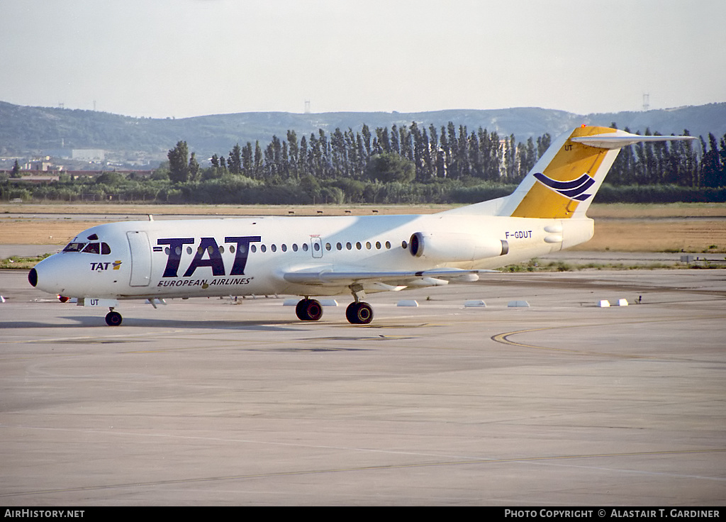 Aircraft Photo of F-GDUT | Fokker F28-2000 Fellowship | TAT European Airlines | AirHistory.net #54256