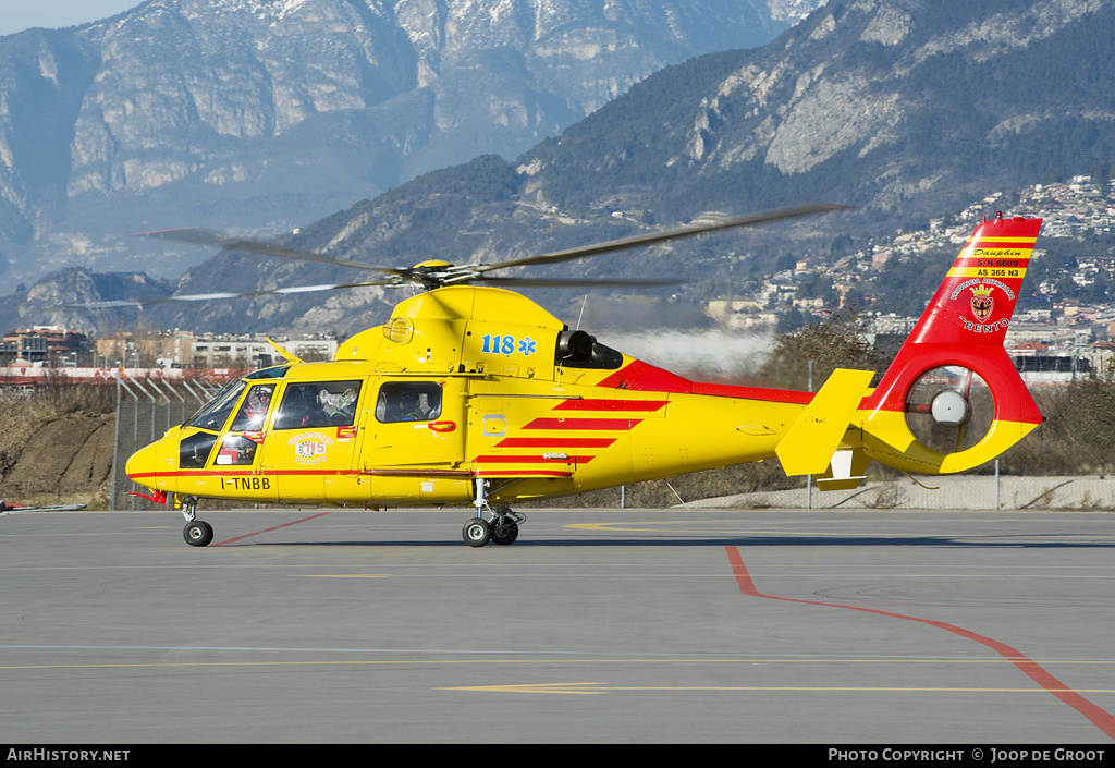 Aircraft Photo of I-TNBB | Eurocopter AS-365N-3 Dauphin 2 | Vigili del Fuoco Trento | AirHistory.net #54258