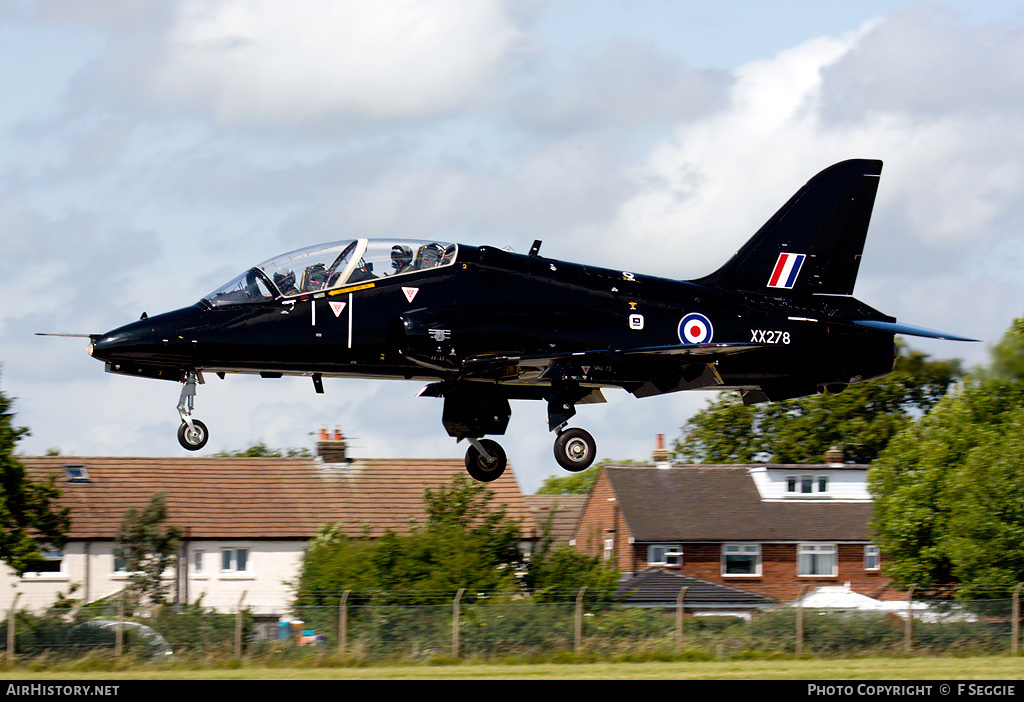 Aircraft Photo of XX278 | British Aerospace Hawk T.1A | UK - Air Force | AirHistory.net #54267