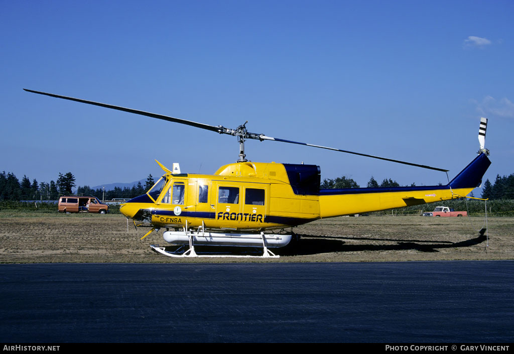 Aircraft Photo of C-FNSA | Bell 212 Twin Two-Twelve | Frontier Helicopters | AirHistory.net #54270