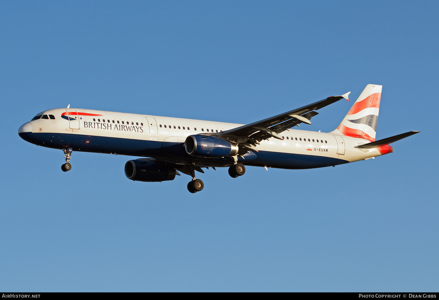 Aircraft Photo of G-EUXM | Airbus A321-231 | British Airways | AirHistory.net #54286