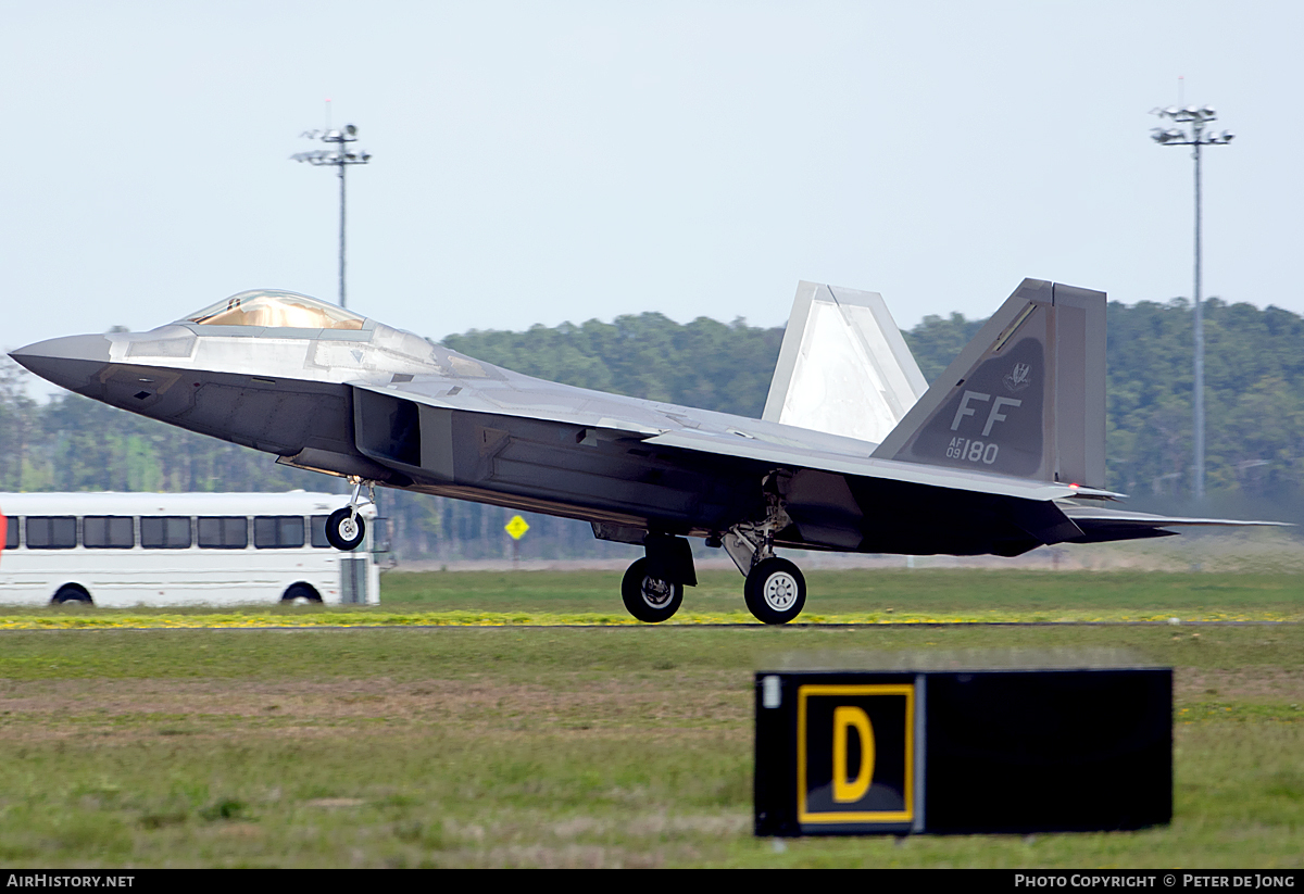 Aircraft Photo of 09-4180 / AF09-180 | Lockheed Martin F-22A Raptor | USA - Air Force | AirHistory.net #54287