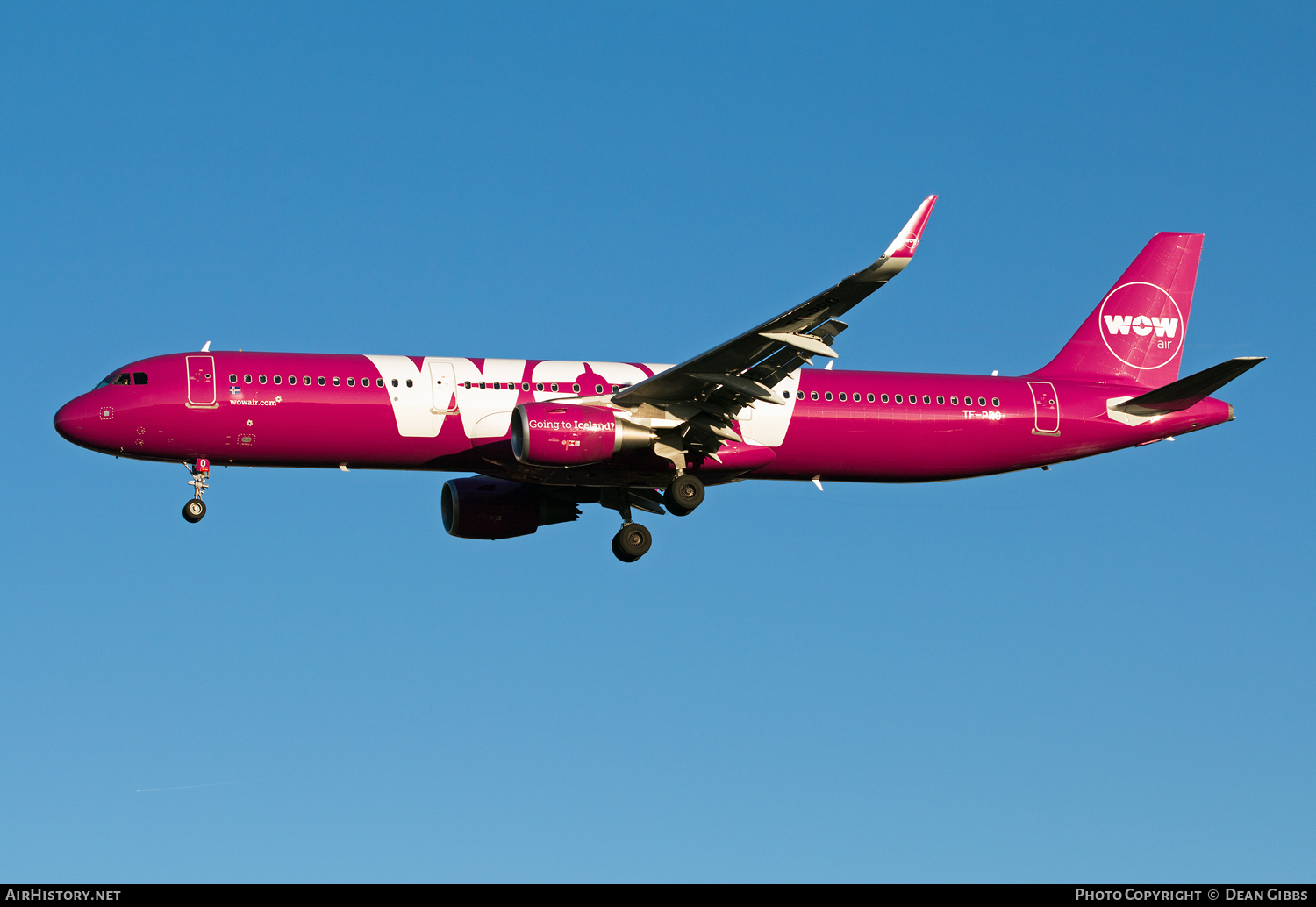 Aircraft Photo of TF-PRO | Airbus A321-211 | WOW Air | AirHistory.net #54293