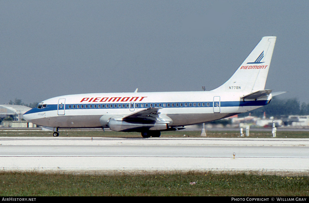 Aircraft Photo of N778N | Boeing 737-201/Adv | Piedmont Airlines | AirHistory.net #54297